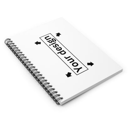 Customized Spiral Notebook - Ruled Line 6" x 8"