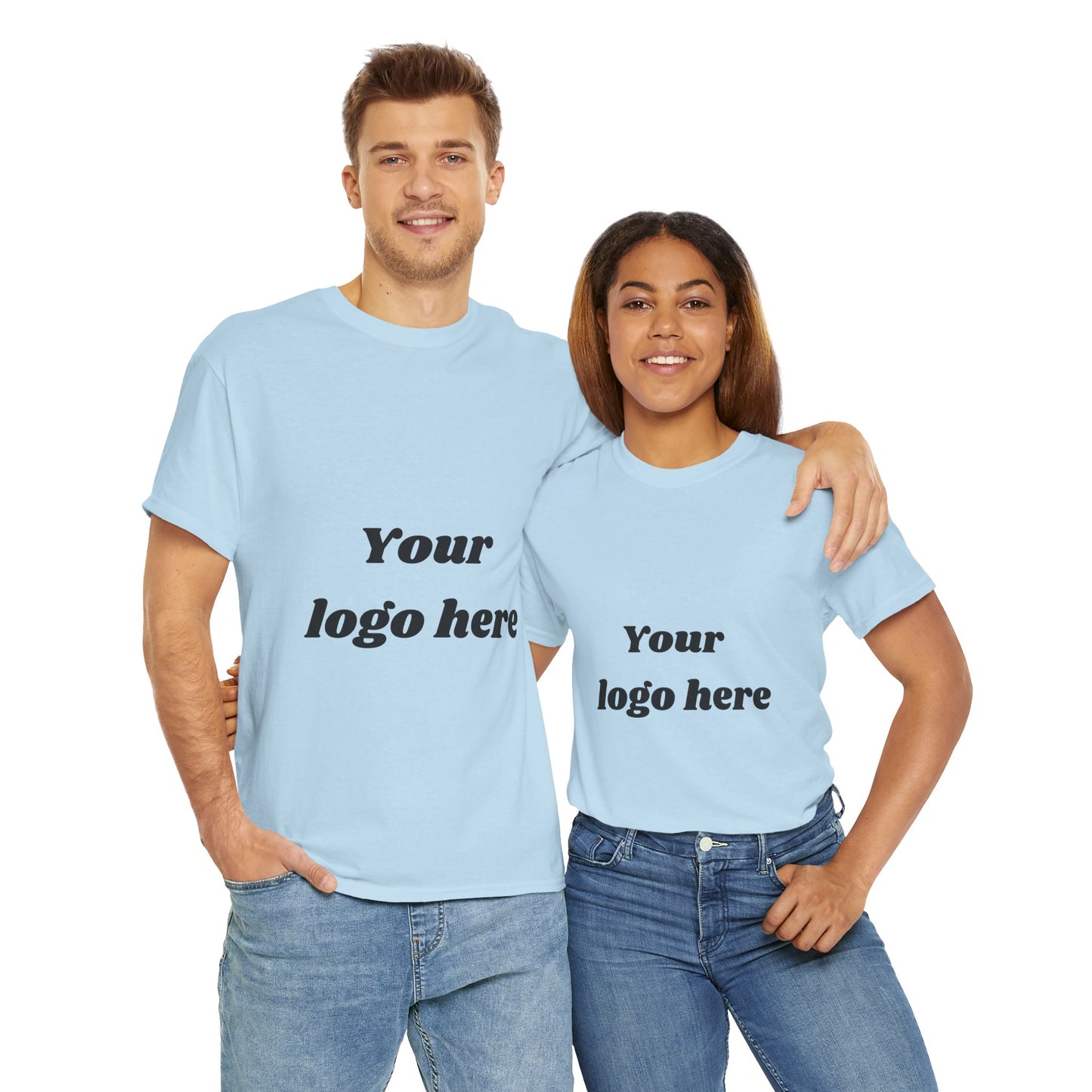 Customized Unisex T-Shirt - short sleeves (Center)