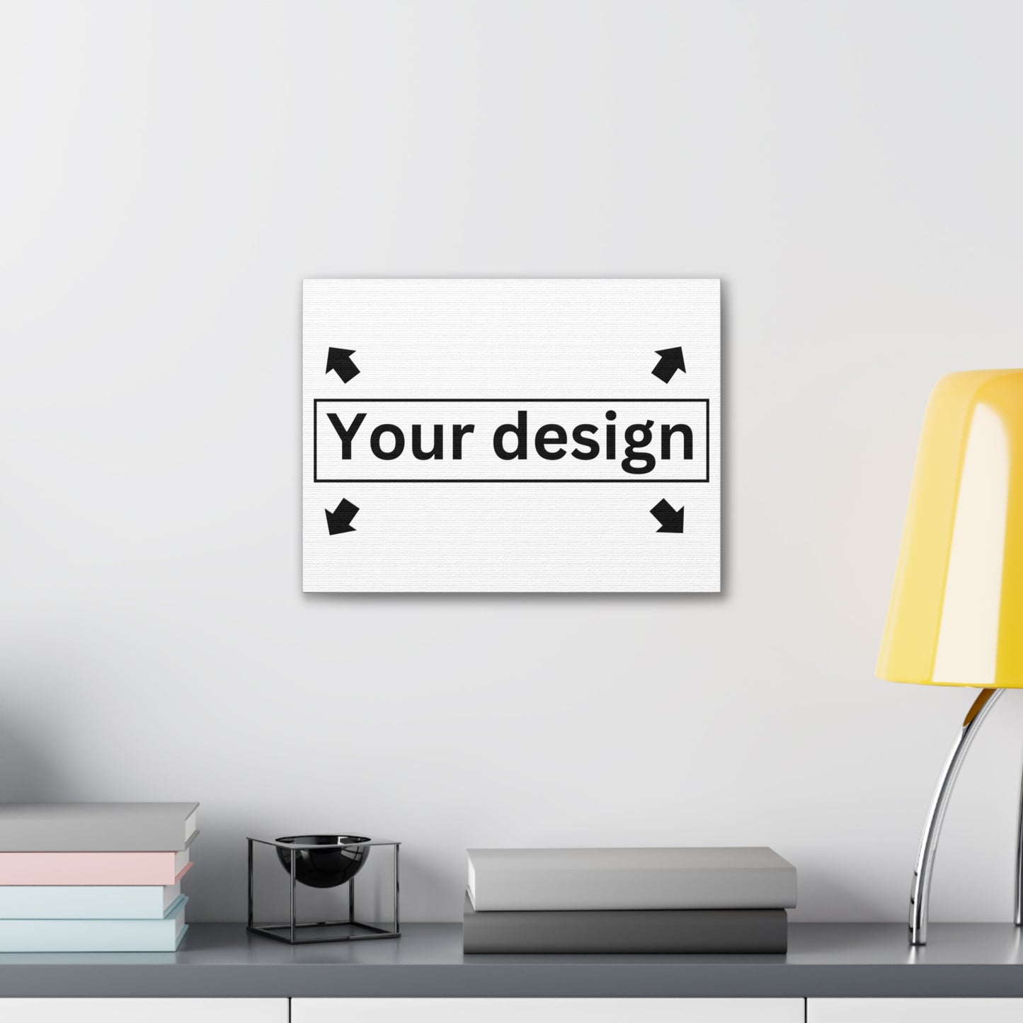 Customizable Canvas Print - Personalize Your Design/Logo