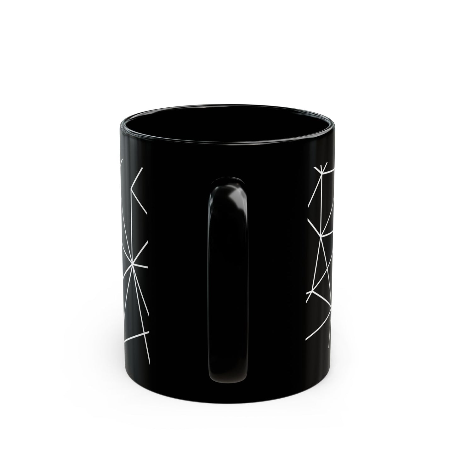 Black and White  Mug - 11oz Tech