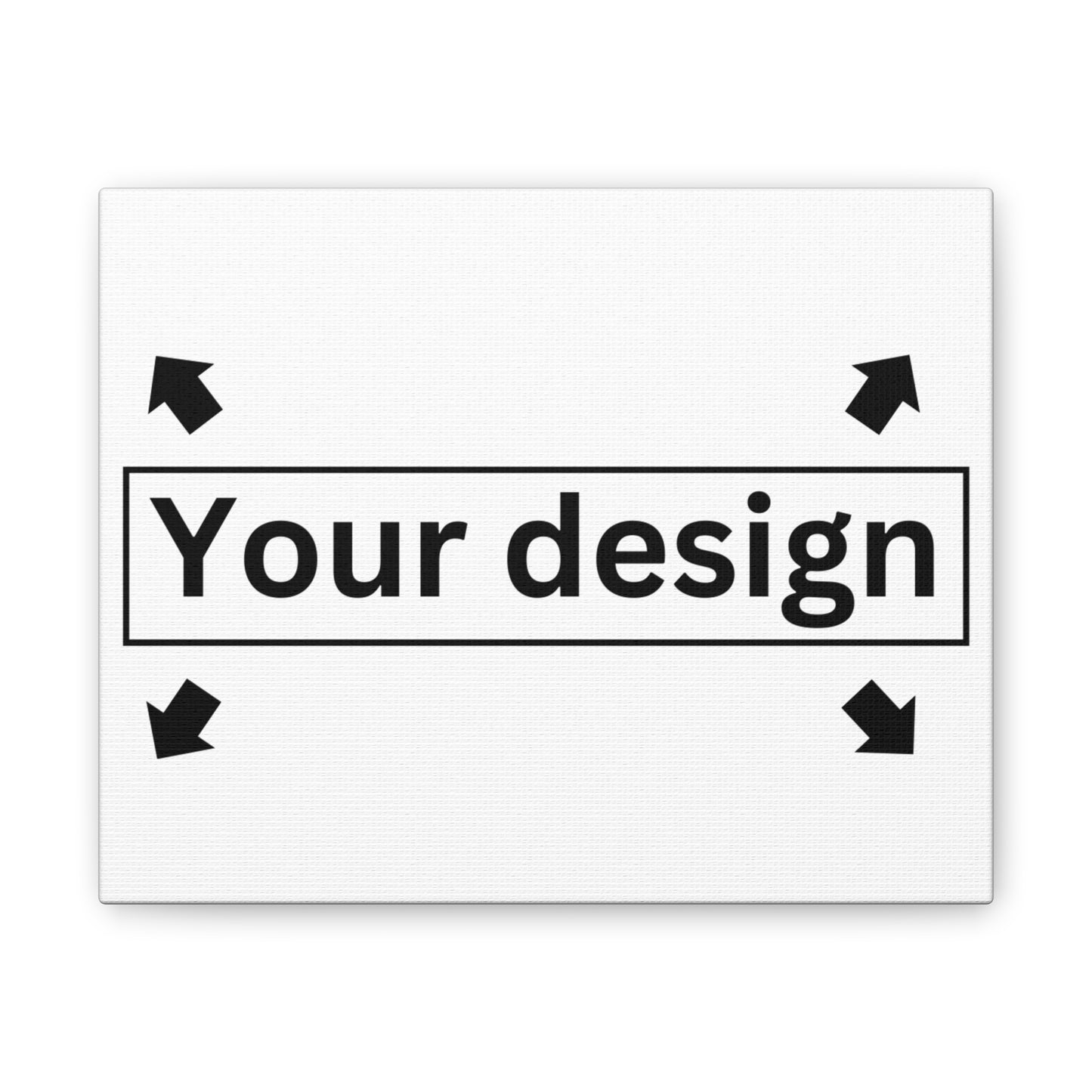 Customizable Canvas Print - Personalize Your Design/Logo