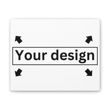 Customizable Canvas Print - Personalize Your Design/Logo