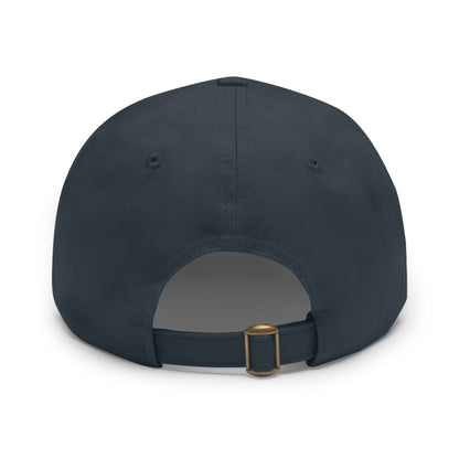 Customizable Dad Hat with Leather Patch