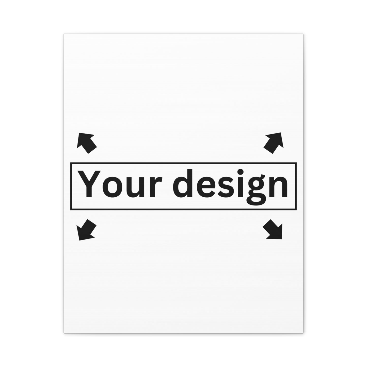 Customizable Canvas Print - Personalize Your Design/Logo