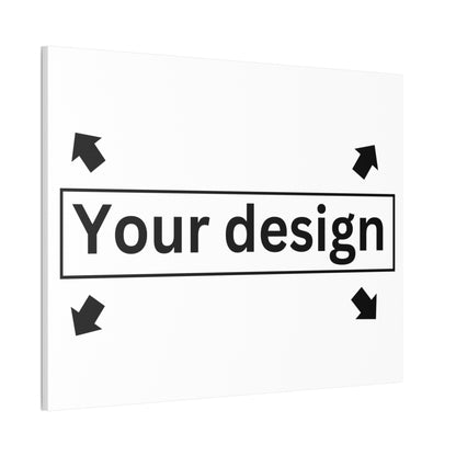 Customizable Canvas Print - Personalize Your Design/Logo