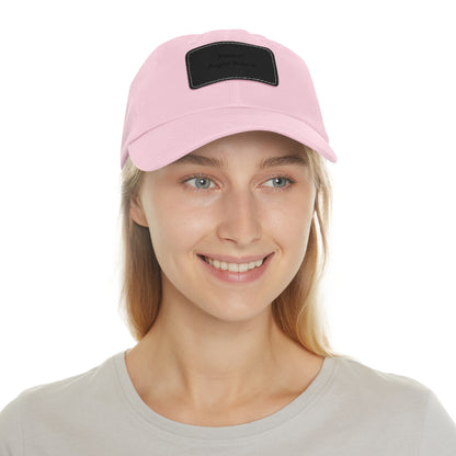 Customizable Dad Hat with Leather Patch