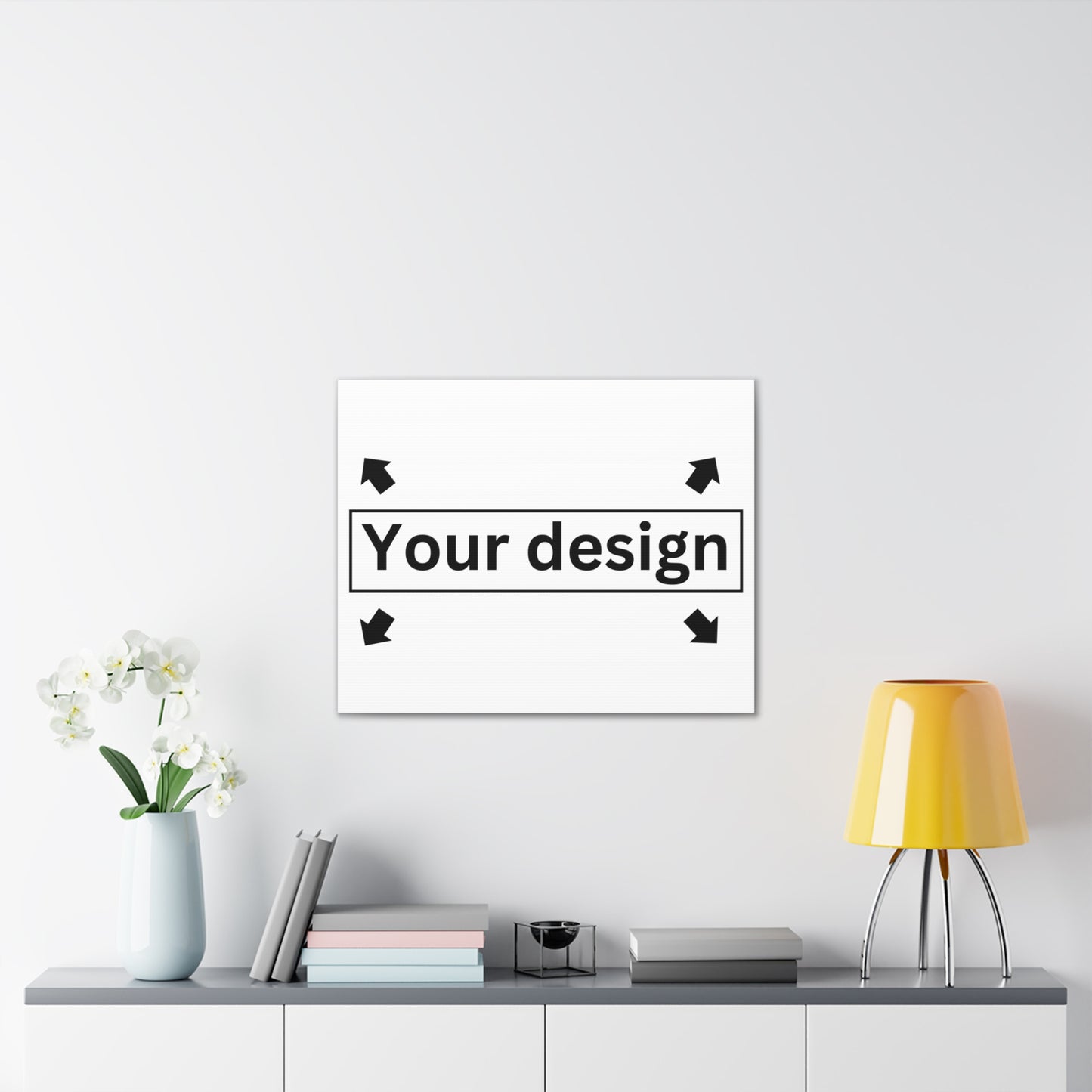 Customizable Canvas Print - Personalize Your Design/Logo