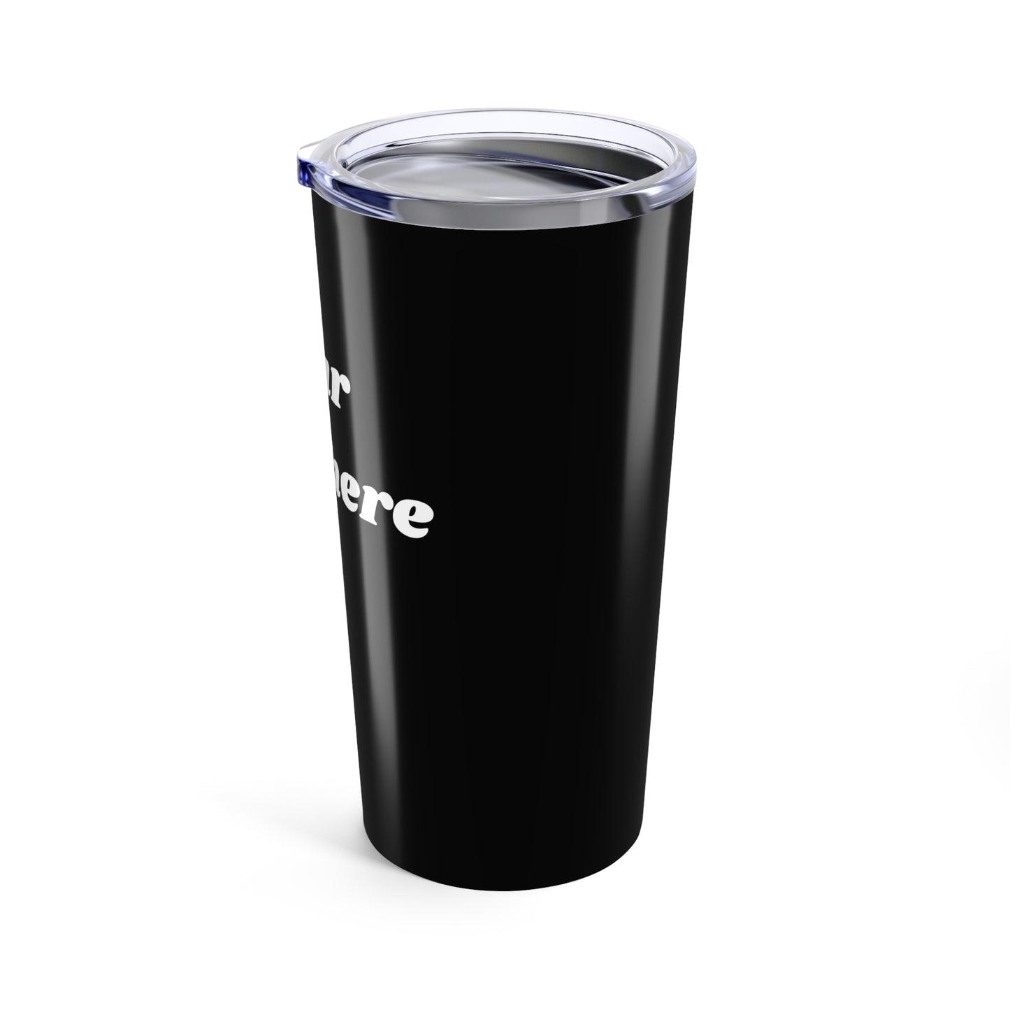 Customized Black Tumbler 20oz