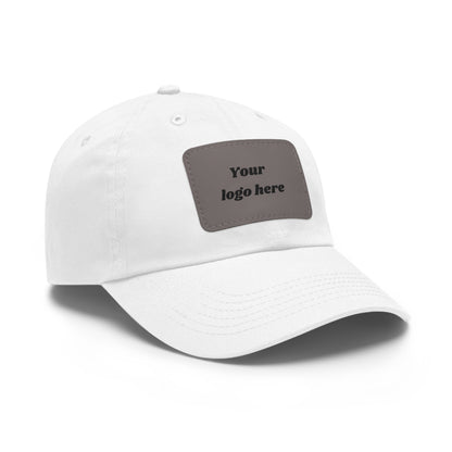 Customizable Dad Hat with Leather Patch