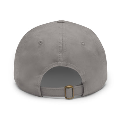 Customizable Dad Hat with Leather Patch