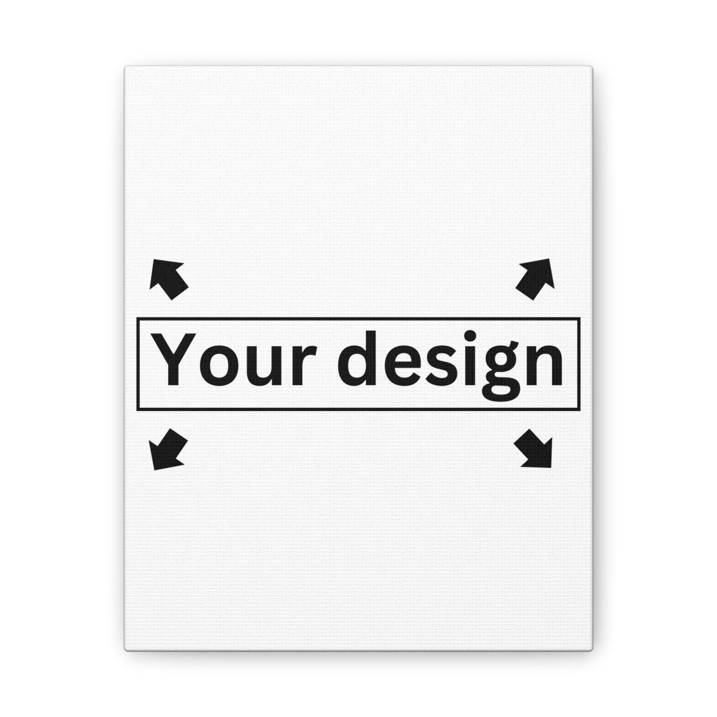 Customizable Canvas Print - Personalize Your Design/Logo