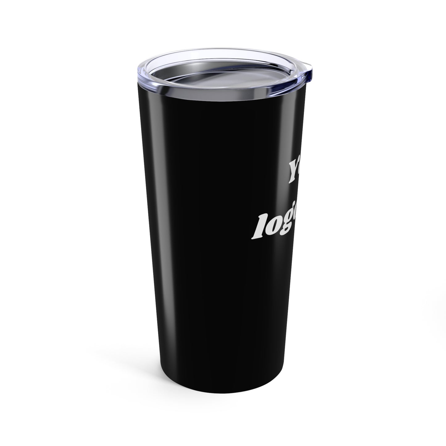 Customized Black Tumbler 20oz