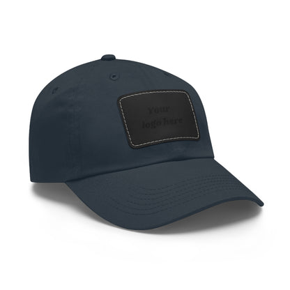 Customizable Dad Hat with Leather Patch