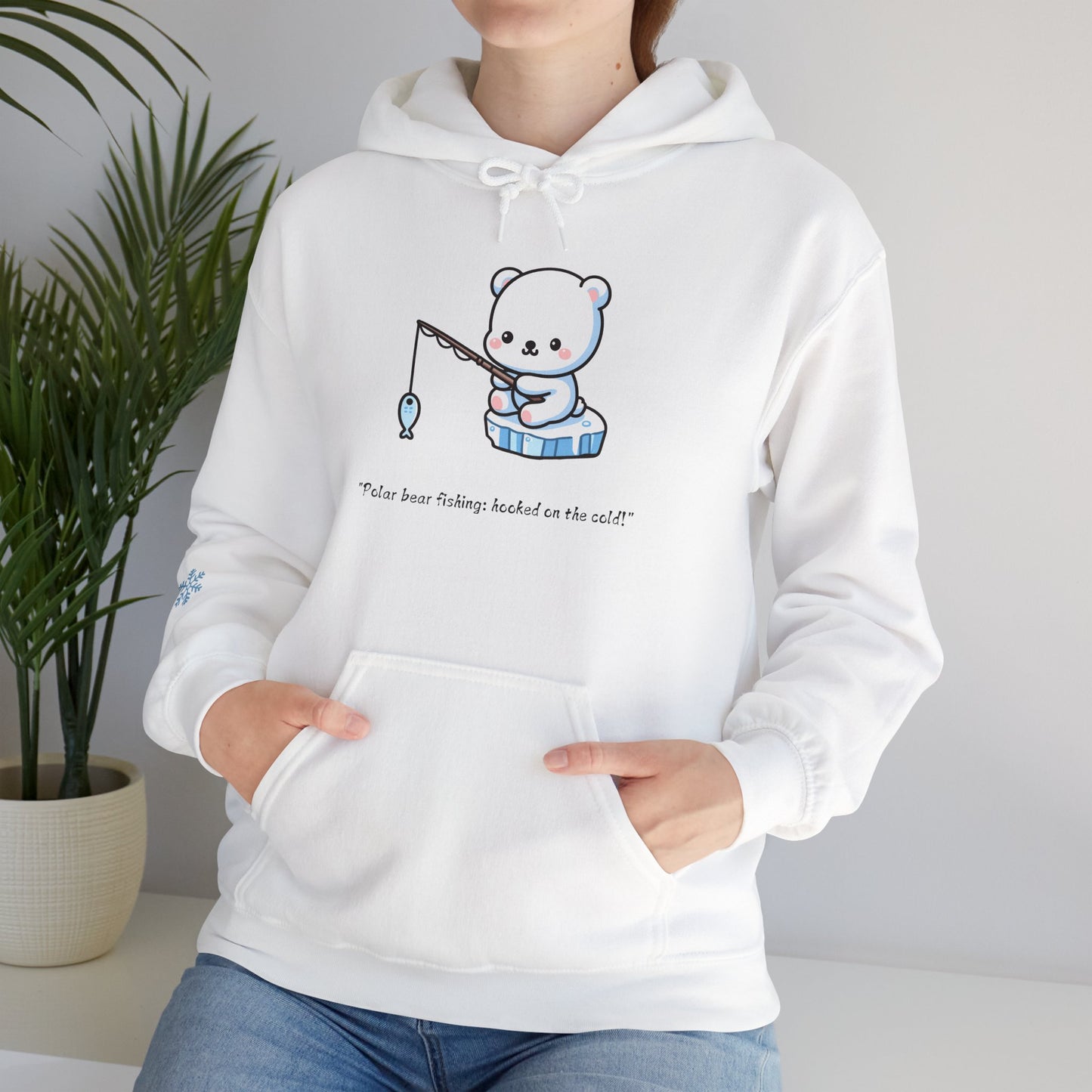 Cute Polar Bear -  Hooded Sweatshirt